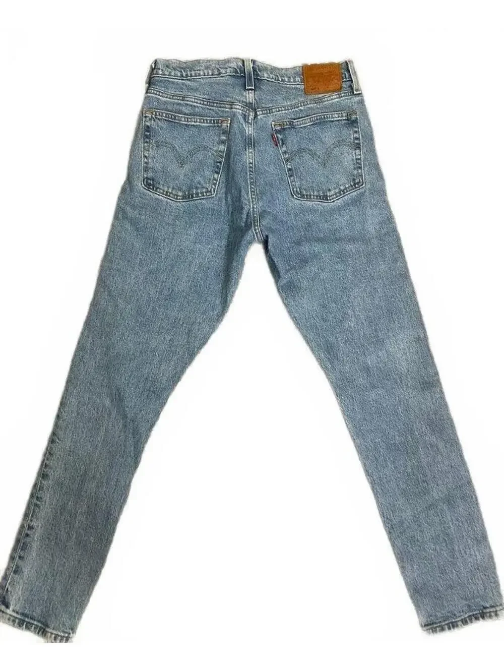 Levi's 501 jeans premium denim light wash button fly 28x28